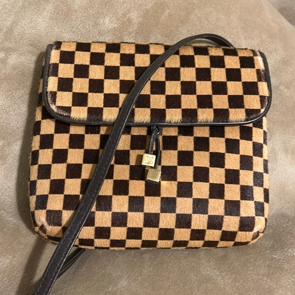 Louis Vuitton Handbags - LOUIS VUITTON Damier Sauvage Gazelle Ponyhair Pochette